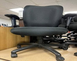 Comfortable black Boss Plush task chair for office or home use.