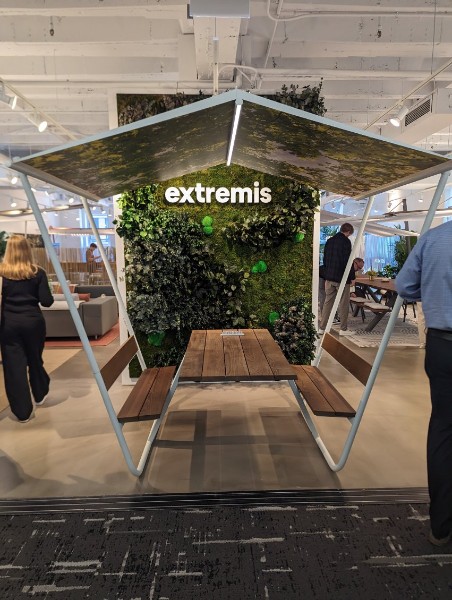 Extremis - outdoor seating Create a Productive and Healthy Environment