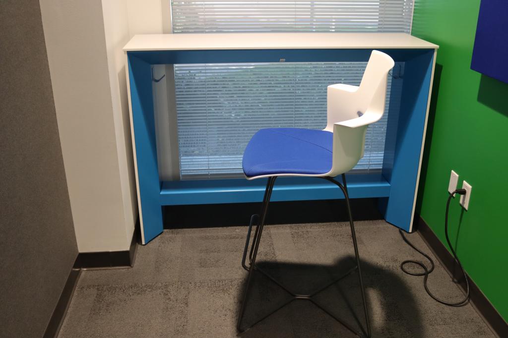 Steelcase Bar Height Powered USB Table 5'x18"