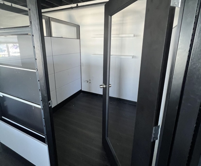 86" Tall with Glass Door Herman Miller Tiled