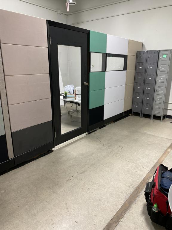 86" Tall Ethospace With Glass Doors and Tiles