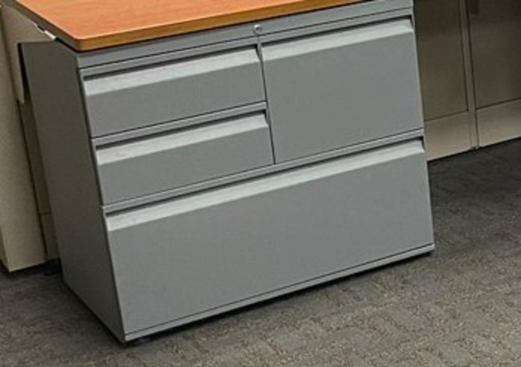 Under Storage Combo File 30"W Teknion Grey