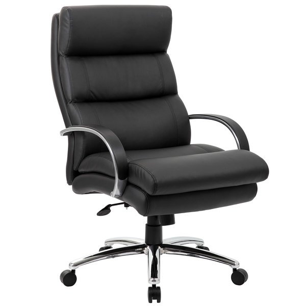 Black Caressoft executive office chair for professional workspace comfort and style.