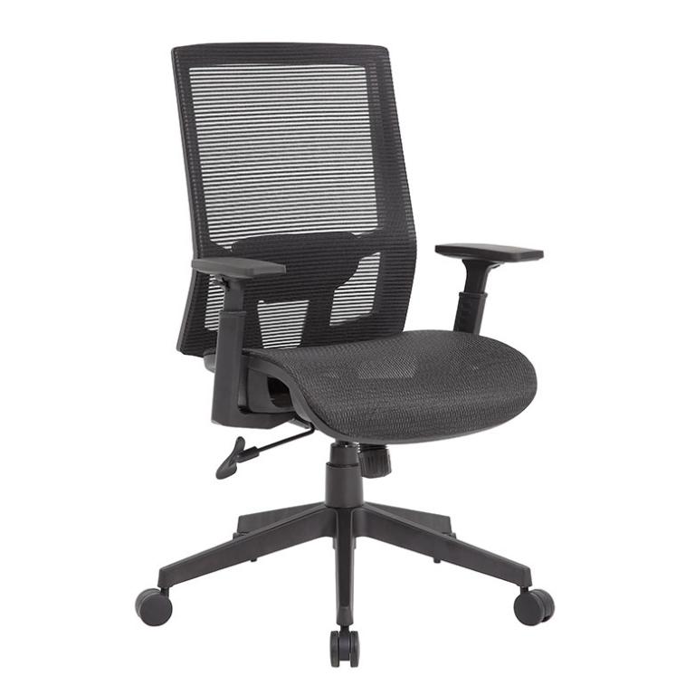 Boss Mesh Task Chair for ergonomic office comfort and support.