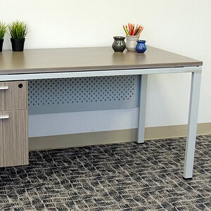 Office desk with BF pedestal, ideal for workspace organization and productivity. Perfect for modern.