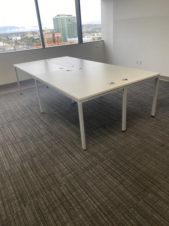 Simple System Desk 5' x 30" 4 Pack w/No Peds