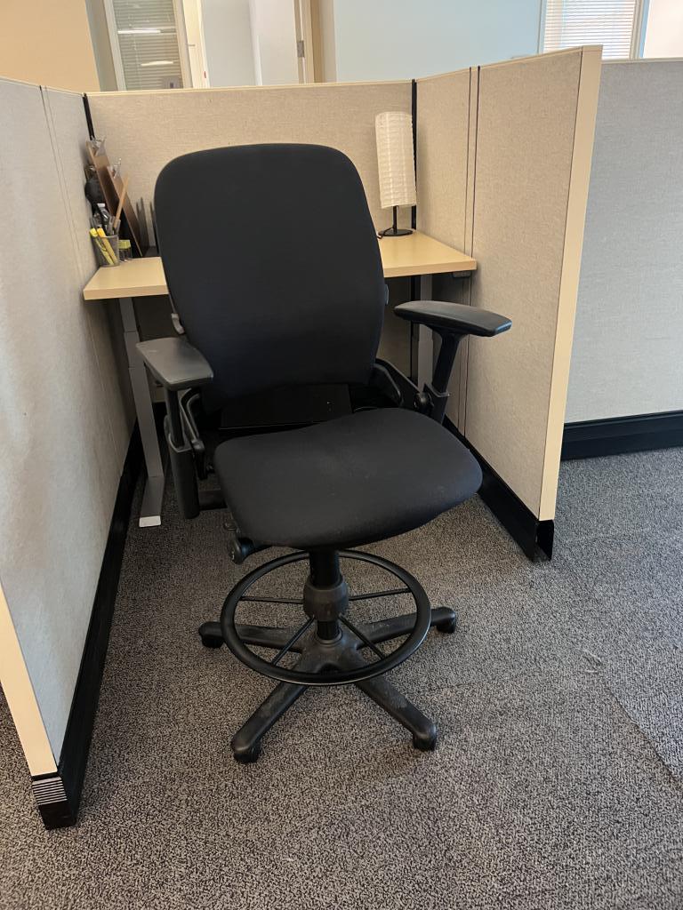 Steelcase Leap V2 Stool Black Fully Loaded