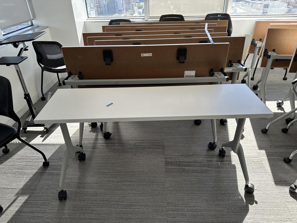 Nesting Tables 60"x18" by Hon W/Casters