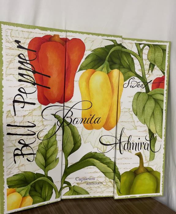Vibrant Bell Pepper Painting (3 in 1)