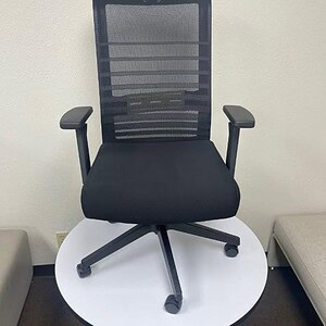 Black Boss Mesh Office Chair for ergonomic comfort and support.