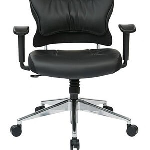 Quality OS bonded leather executive chair with adjustable headrest and ergonomic design. Perfect for.