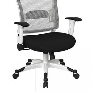 Office Star grey and black ergonomic manager's office chair for comfort and support.