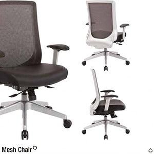 Office Star high back vertical mesh chair for ergonomic comfort and support.