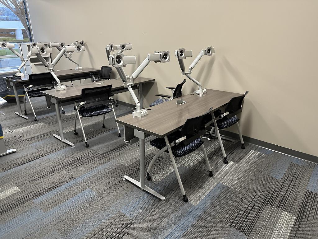 Slate 6'x2' Powered Training Table