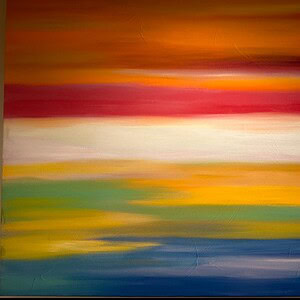 Abstract prism colorful wall art for modern decor.
