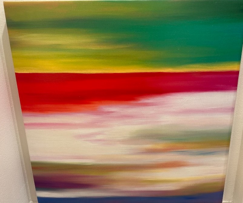 36"X36" Prism Abstract Art #2