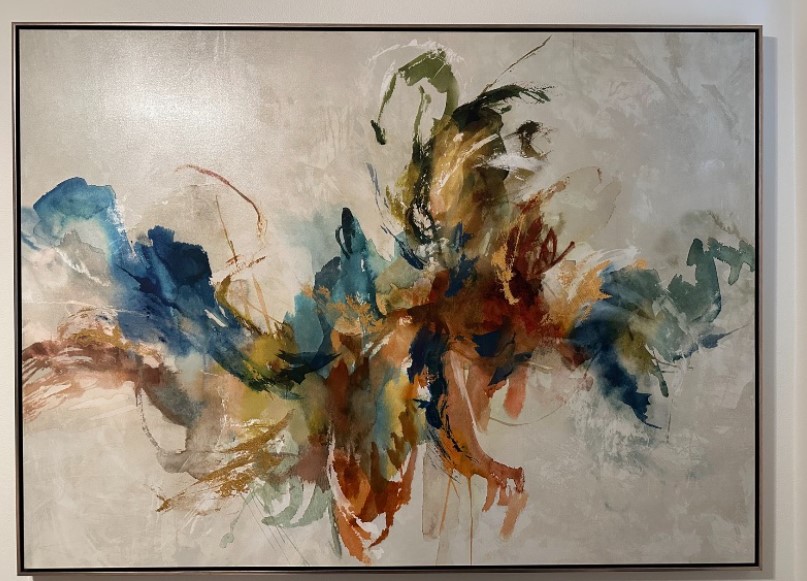 56"x76" Spirit Molecule collision