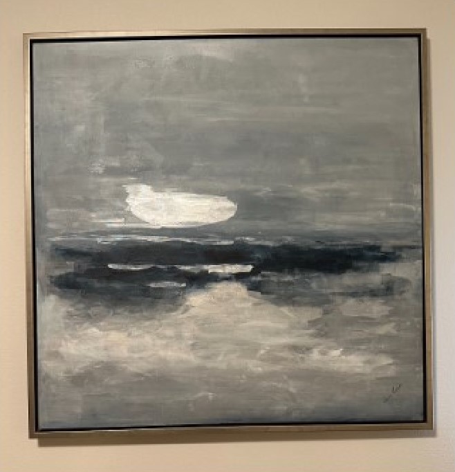 42"x42" Abstract Ocean #1