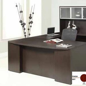 Space Espresso Executive Desk from Cube World USA, Deluxe Edition for modern offices.