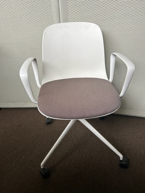 Verve White & Grey guest or conference chair