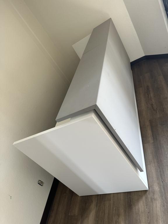 Lighted Modern Reception Desk 6, 8, 10 &12ft