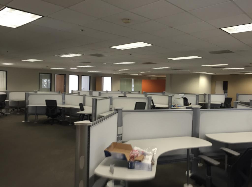 Herman Miller Resolve 48 inch tall posts