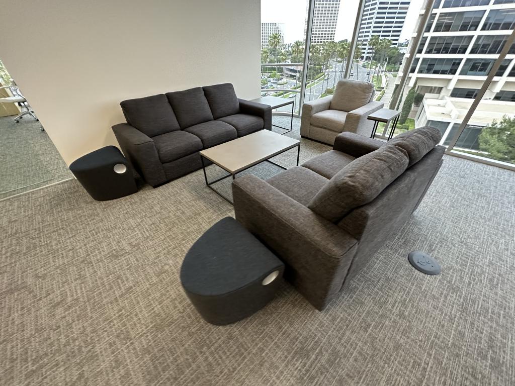 Living Spaces Grey & Neutral 3 piece set