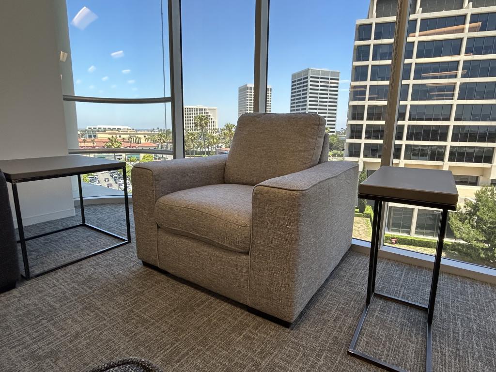 Living Spaces Neutral Sofa Lounge Chair