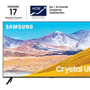 Samsung 50" 4K UHD Smart TV for vibrant picture quality and smart features. Perfect for home enterta.