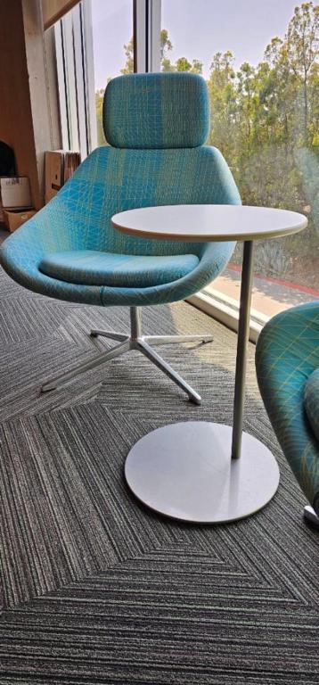 Steelcase white contemporary modern table