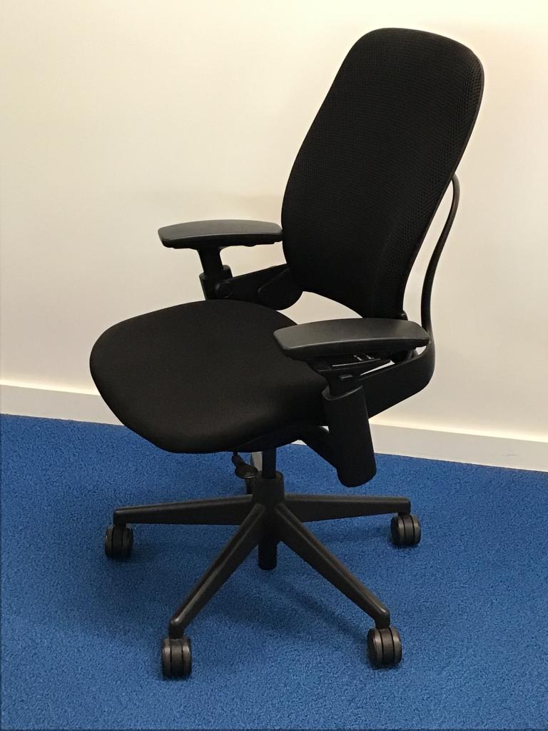 Steelcase Leap V2 Black Fully Loaded