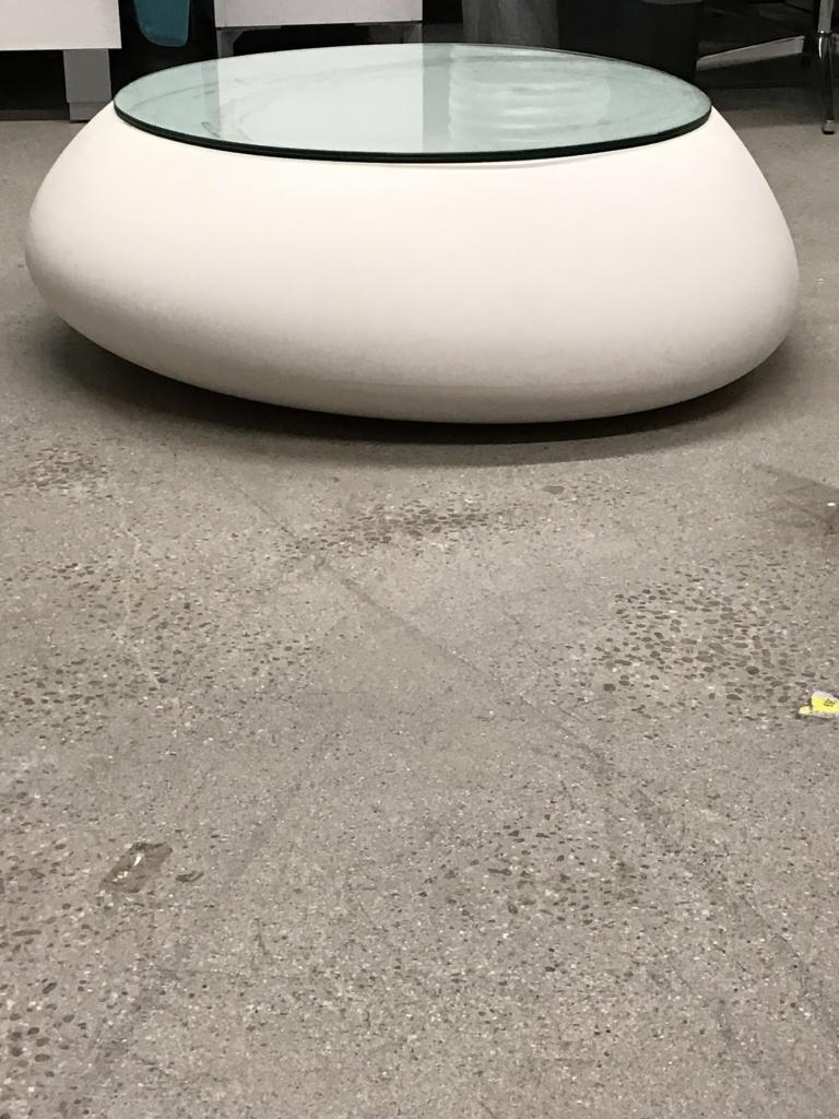 Vondom Stone Custom Matte White & Glass OT