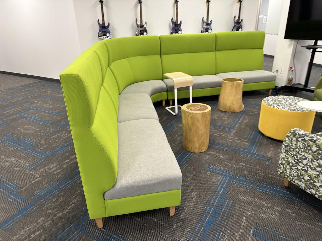OFS Green High Back Modular Lounge Seating