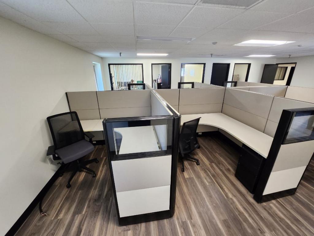 Herman Miller Ethospace 6x6x54 Black & white