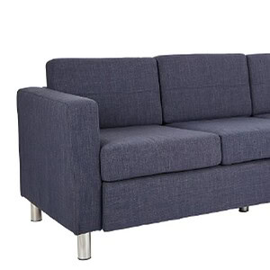 Modern Pacific fabric sofa with clean lines and plush cushions.