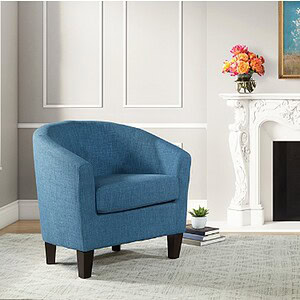 Accent Blue Ethen Chair for Living Room.