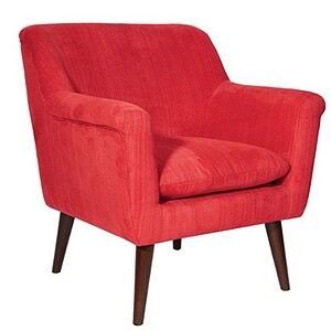 Accent Red Dane Chair for Living Room.