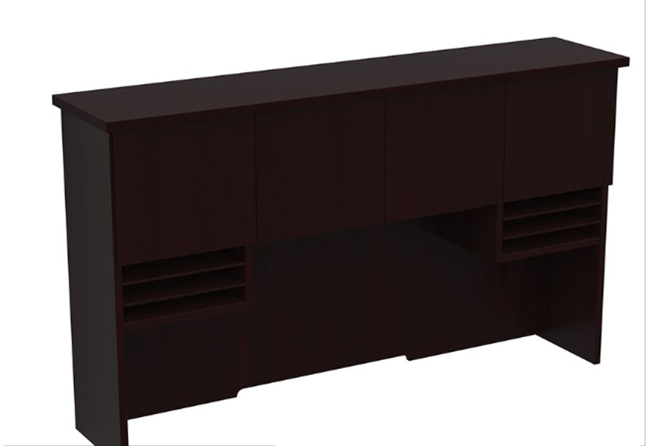 Tuxedo 72" Hutch with Wood Doors