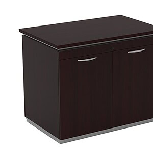 Elegant Tuxedo 2-door storage cabinet for office or home organization.