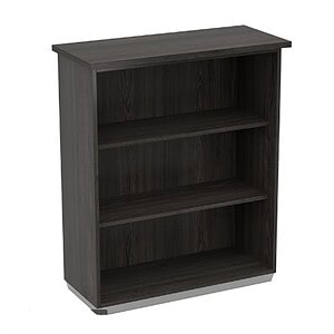 Tuxedo 3 shelf bookcase with open hutch, ideal for stylish storage and display. Perfect for home or.