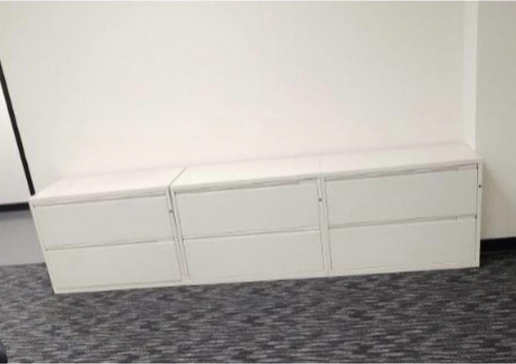 Meridian 7.5-9ft 2 drawer lateral credenza