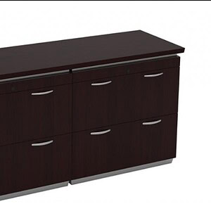 Double Lateral File Credenza for Office Storage.