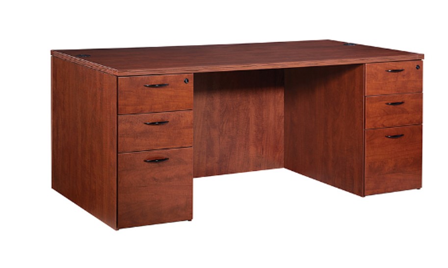 OFS Double pedestal Desk 71x36 in 6 finishes