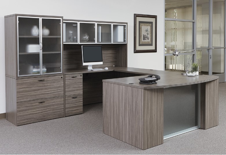 OFS U Shape with Hutch 71 x112 in 6 finishes
