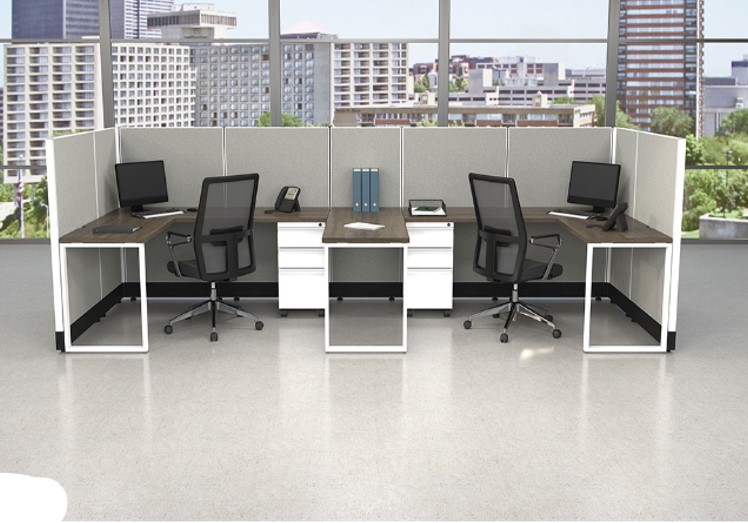 14X5 DOUBLE L-SHAPE WITH SHARED WORKSURFACES