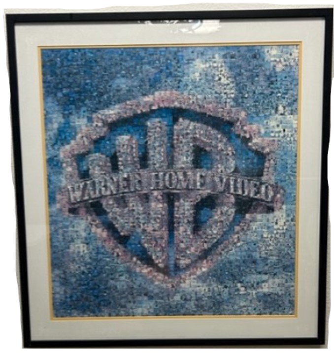 Warner Brothers Mosaic Pop Art Framed Photo