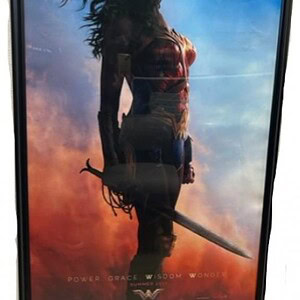Wonder Woman superhero poster for wall decor and collectibles.