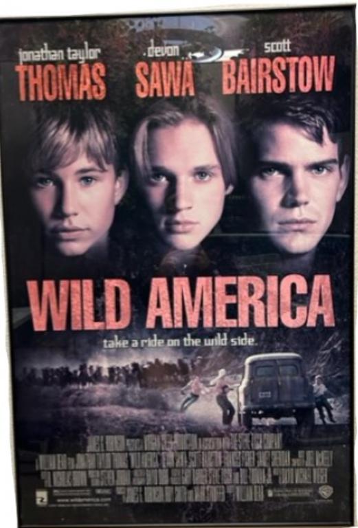 Wild America Framed Movie Poster 27inx40in