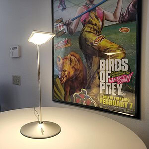 Humanscale Horizon Silver Lamps providing modern lighting solutions at Cube World USA.