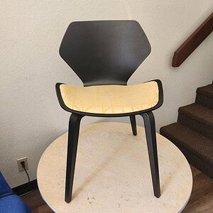 Elegant black and gold chair from Davis Ginko Collection, perfect for stylish interiors.